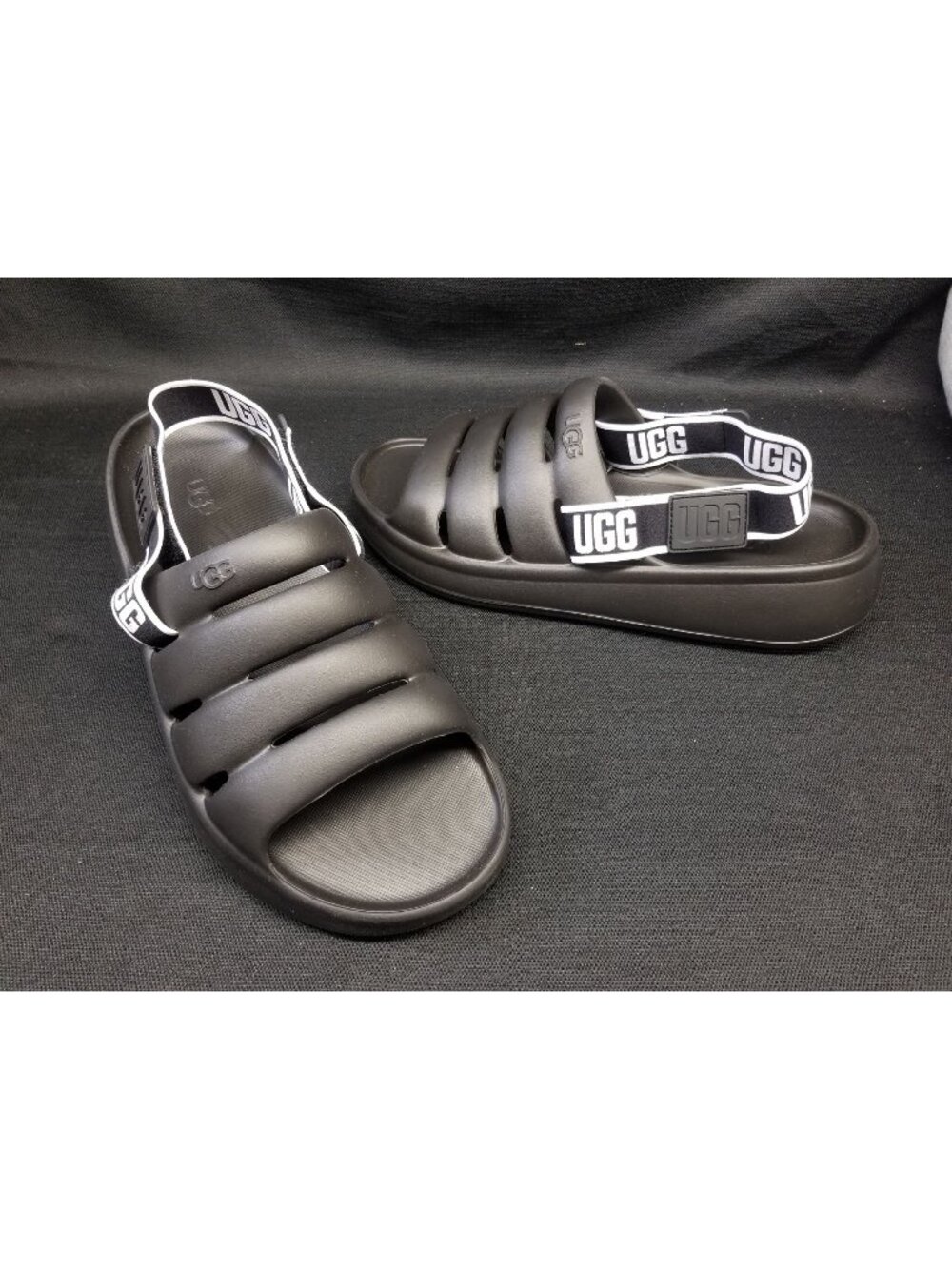 UGG Australia Men's Sport Yeah Slide Slip-On Foam Black Size 11 NEW IN BOX!